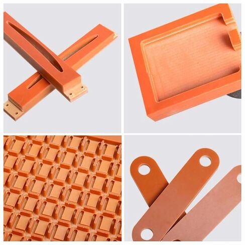 Resin Board Bakelite Sheets,1pcs Orange Red Electrical, 2mm 3mm 5mm 10mm Thick Phenolic, High-Temperature Insulation Plate(300mmx300mmx2mm) in Saudi Arabia