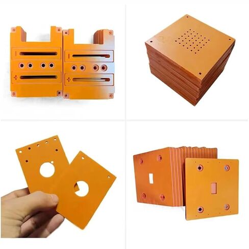 Resin Board Bakelite Sheets,1pcs Orange Red Electrical, 2mm 3mm 5mm 10mm Thick Phenolic, High-Temperature Insulation Plate(300mmx300mmx2mm) in Saudi Arabia