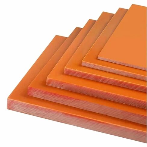 Lightweight Rigid Plastic Foam Sheet,Insulating Bakelite Board，Rubber Wood Sheets Phenolic Resin Plate High - Temperature Resistant Thickness 1mm-10mm(4x100x100mm 4pcs) in Kuwait
