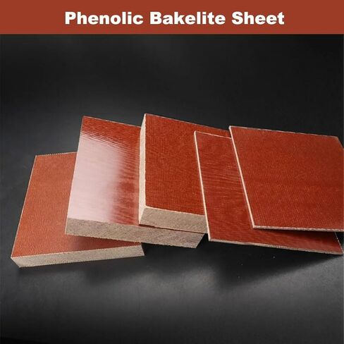 Lightweight Rigid Plastic Foam Sheet,1pcs 1mm 1.5mm 2mm 3mm 4mm -12mm Thick Phenolic Bakelite, 150mm Composite Insulated Glulam Board, Electrical Wooden Fabric Plate(4 * 150 * 150mm) in Kuwait