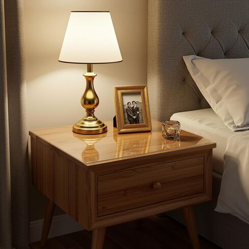 4 Pcs Nightstand Protector Clear Plastic Bedside Table Cover 15.8 x 23.6 Inch 1.5 mm Thick PVC Coffee Table Cover Multipurpose Desk Mat Rectangle Pad for Nightstand in Saudi Arabia