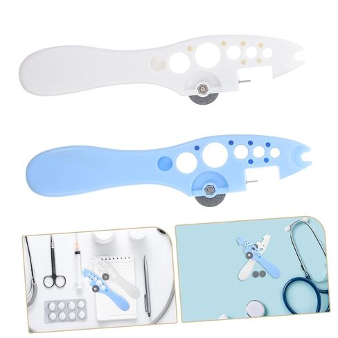 Luxshiny 2pcs Ampoule Bottle Cap Cutter Glass Ampoule Opener Fish Design High Precision Cutting Tool for Medical Professionals in Kuwait