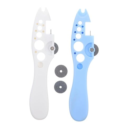 2pcs Glass Ampoule Opener Tool Professional Medication Opener for Nurses Ergonomic Fish-Shaped Cap Remover Light Blue and White Medical Glass Vial Breaker Accessory in Saudi Arabia