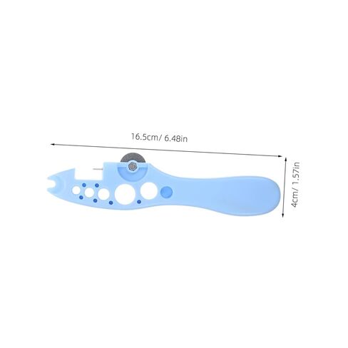 2pcs Glass Ampoule Opener Tool Professional Medication Opener for Nurses Ergonomic Fish-Shaped Cap Remover Light Blue and White Medical Glass Vial Breaker Accessory in Saudi Arabia