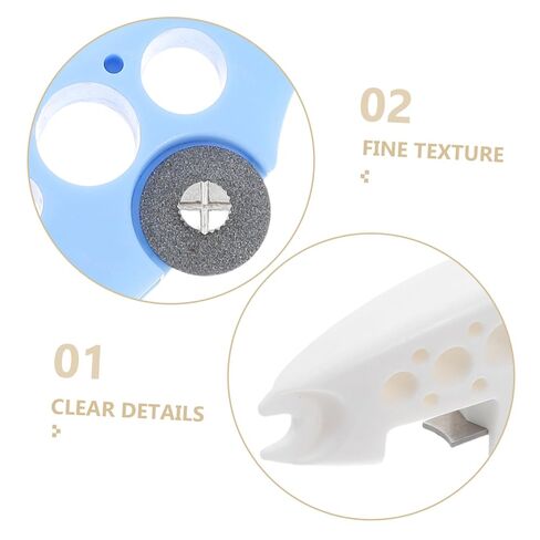 2pcs Glass Ampoule Opener Tool Professional Medication Opener for Nurses Ergonomic Fish-Shaped Cap Remover Light Blue and White Medical Glass Vial Breaker Accessory in Saudi Arabia