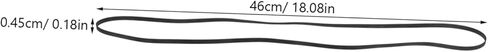 VICASKY 2pcs Flat Turntable Belt for Phonograph Replacement for Record Players Easy to Install Compatible with Various Devices in Saudi Arabia