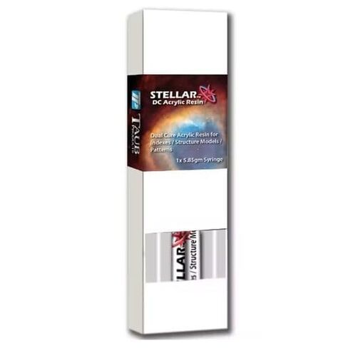 Taub 50-1050 Stellar DC Acrylic Tooth Syringe White A2 5.85 gm in Saudi Arabia