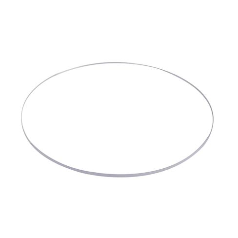 لوحة قرص أكريليك مستديرة شفافة 8 × 160 مم - 8 × 200 مم مناسبة للوحة بديلة للصور والحرف اليدوية والديكور المنزلي، قطر 160 مم (قطر 200 مم) in Kuwait