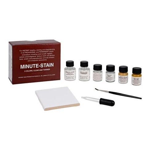 Taub 01-1000 Minute Stain Acrylic Resin Dental Kit 3 Color in Saudi Arabia