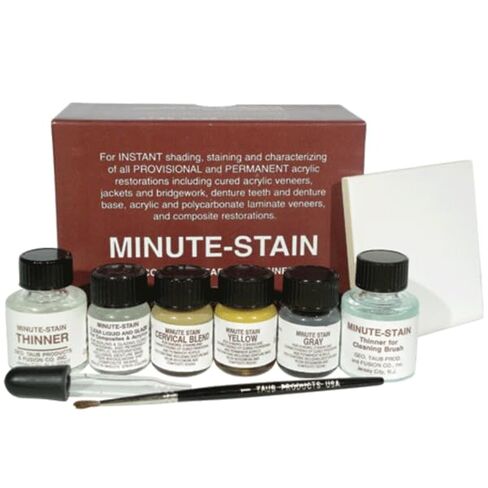 Taub 01-1000 Minute Stain Acrylic Resin Dental Kit 3 Color in Saudi Arabia