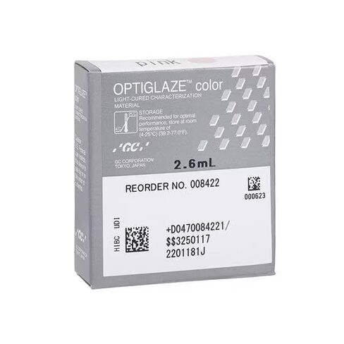 GC America 008422 OptiGlaze Pink Color, 2.6mL in Kuwait