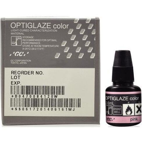 GC America 008422 OptiGlaze Pink Color, 2.6mL in Kuwait