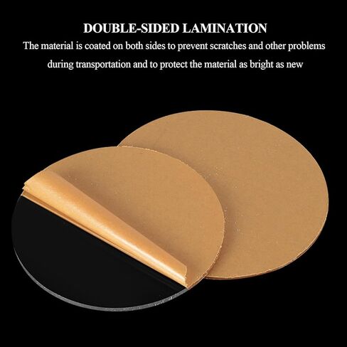 30 Pcs Clear Acrylic Circle Sheets Acrylic Round Disc Thickness 2Mm Suitable for Craft Decorating DIY Art Project Supplies,Diameter 40mm(Diameter 40mm) in Saudi Arabia