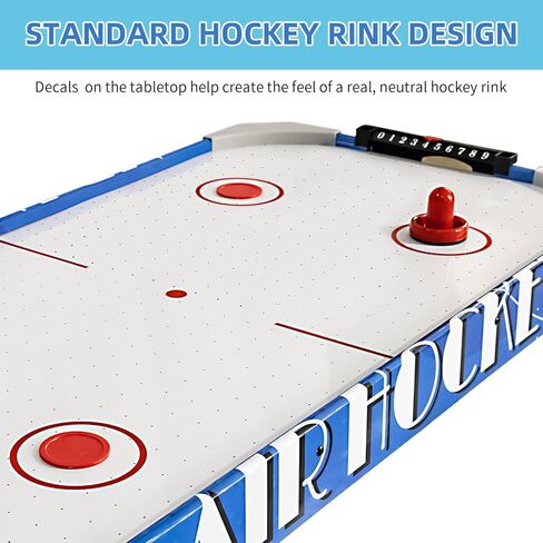 40 Inch Mini Arcade Style Air Hockey Table for Kids and Adults, Hockey Game Table for Home, Game Room, Office in Saudi Arabia