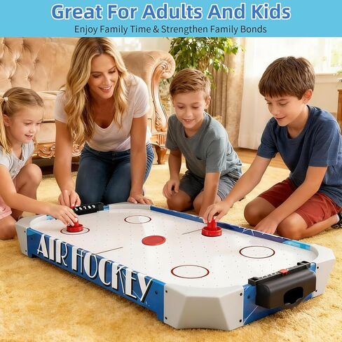 40 Inch Mini Arcade Style Air Hockey Table for Kids and Adults, Hockey Game Table for Home, Game Room, Office in Saudi Arabia