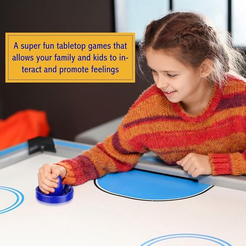 Soulchen Hockey Accessories - Pushers, Pucks & Paddles - Hockey Paddles and Goal Handles Replacement Accessories for Game Tables(4 Pushers, 12 Pucks, 4 Pads) in Saudi Arabia