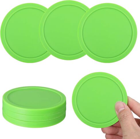 6 Pcs 3 1/4 Inches Hockey Pucks, Large Air Hockey Pucks Set Durable Puck for Air Hockeys Table Compatible with Standard Pushers and Goals Hockeys Replacement Puck Parts Set Game Tables Accessories in Saudi Arabia