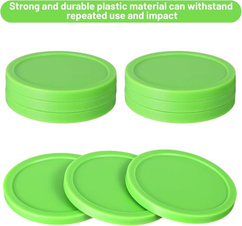 6 Pcs 3 1/4 Inches Hockey Pucks, Large Air Hockey Pucks Set Durable Puck for Air Hockeys Table Compatible with Standard Pushers and Goals Hockeys Replacement Puck Parts Set Game Tables Accessories in Saudi Arabia