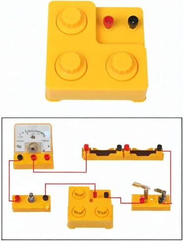 Resistance Lab Resistance Substitution Decade Box Teaching Instrument Project Labs Physics Lab Equipment for Kids Students in Saudi Arabia