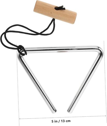 Handheld Triangle Instrument Metal Triangle for Band Striker Music Education Tool in Saudi Arabia