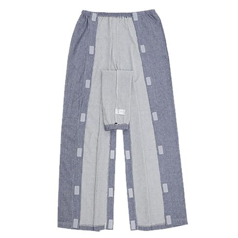 Mens Womens Bedridden Patient Clothing Top, Tear Away Patient Pants, Lightweight Pajamas Nursing Aid for Elderly,Grey Pants,XL in Saudi Arabia