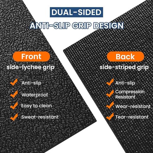 Under Washing Machine Mat , 7mm Thick Rubber Washer Dryer Mat , 62.9x29.5 inches Anti Vibration Mat , Sound Absorbing Non-Slip Floor Protection Cut-to-Fit in Saudi Arabia