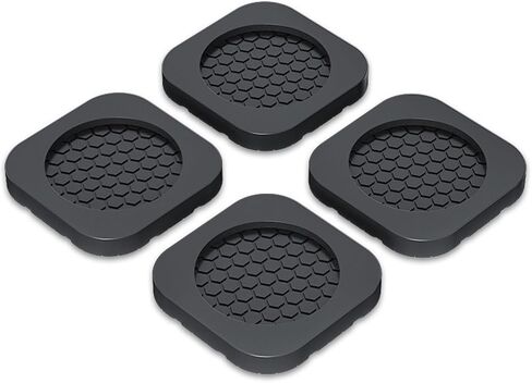 Shock Absorbing Mat-Square, Anti Vibration Pads for Washing Machine, Anti Vibration Pads Prevent Washer & Dryer Moving Shaking Walking, Floor Protector 4 Pack in Kuwait