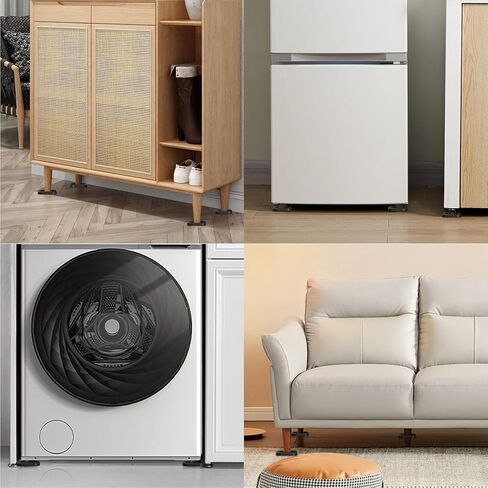 Shock Absorbing Mat-Square, Anti Vibration Pads for Washing Machine, Anti Vibration Pads Prevent Washer & Dryer Moving Shaking Walking, Floor Protector 4 Pack in Kuwait