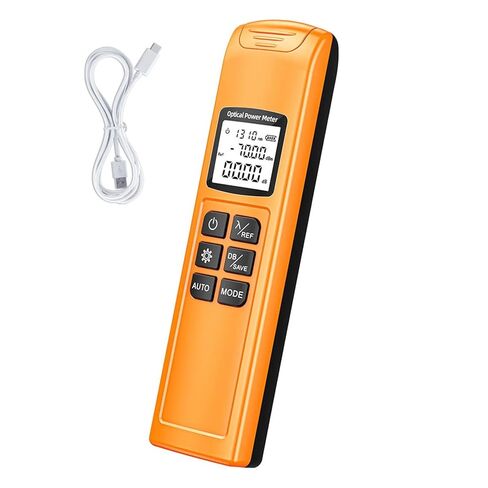 Fiber Light Tester,with LED Light Rechargeable Network Tools | Network Fiber Optic Power Meter | for SC FC ST Interface FTTH CATV Data Center Testing Maintenance Deployment in Saudi Arabia