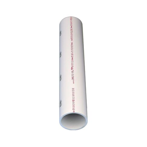 Charlotte Pipe PVC 07400 0200 DWV SCH 40 PE Pipe, 2', PVC, 4", White in Saudi Arabia