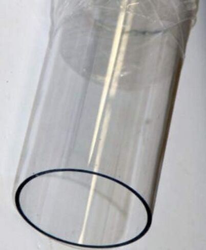 3" 89 mm fits 3" PVC fittings 1 Foot Long Clear Acrylic Plastic Plexiglass Pipe tube in Saudi Arabia