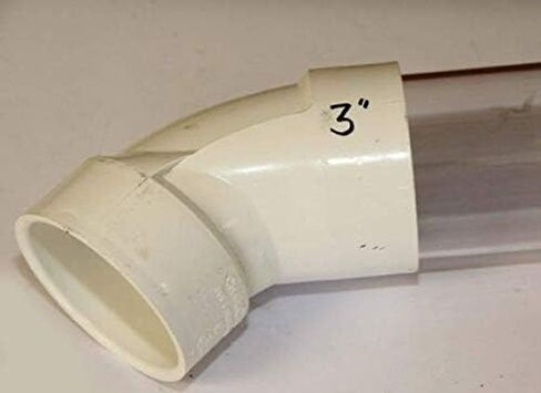 3" 89 mm fits 3" PVC fittings 1 Foot Long Clear Acrylic Plastic Plexiglass Pipe tube in Saudi Arabia