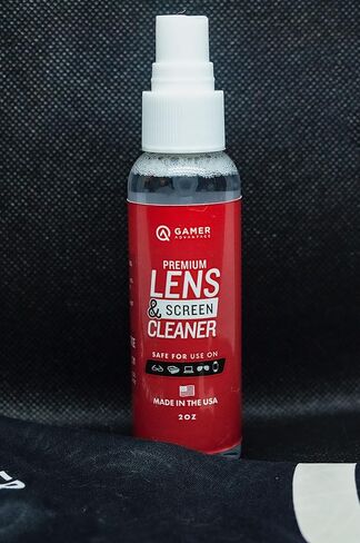 Gamer Advantage Eyeglass Lens Cleaner | Streak Free | Made in The USA | Safe & Effective on All Lenses & Screens | 2 oz Premium Lens & Screen Cleaner in Saudi Arabia