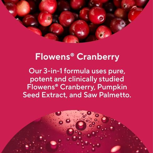 مكمل ممتاز لدعم المثانة - مكمل للتحكم في المثانة لعلاج إلحاح البول وتكراره وتسربه - مع التوت البري والقرع والبلميط المنشاري المدروس سريريًا - 60 كبسولة in Kuwait