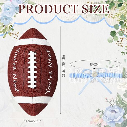 Wedding Groomsmen Football Gifts You're Next Wedding Football Toss Game with Lace Garter Belt and Air Pump a for Groomsmen Gifts Reception Favor Bachelorette Party in Saudi Arabia