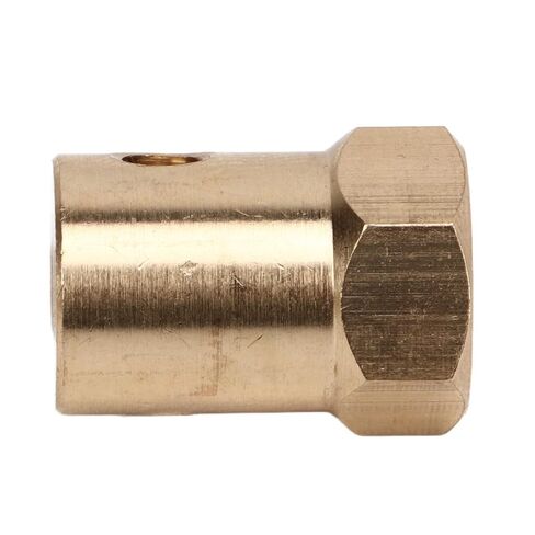 Motor Flexible Coupling Wear Brass Hex Coupler Connector RC Car Wheels Tires Shaft Accessories 3mm ID in Saudi Arabia