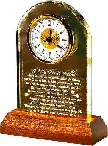 هدايا الزفاف للأزواج 2025 مع قاعدة الضوء الخشبية ، ساعة الزجاج ، الذكرى السنوية السعيدة ، تقدم صلاة الزواج مع اقتباسات ملهمة ، السيد والسيدة الهدايا الفريدة حديثا in Kuwait