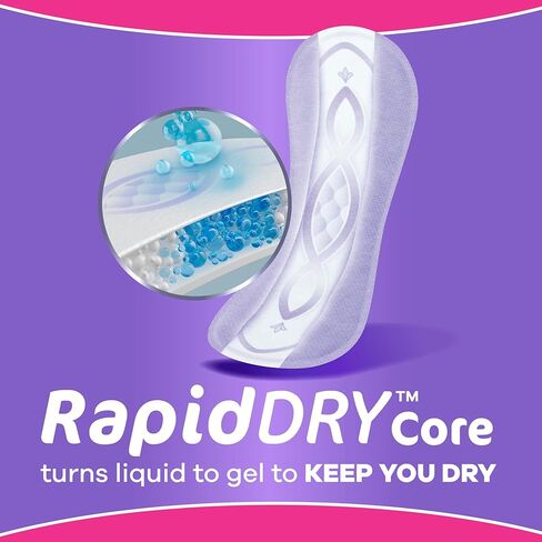 Always Discreet Incontinence Panty Liners for Women with Bladder Leaks, Size 2, Very Light Absorbency, Up to 100% Bladder Leak Protection 69 CT in Saudi Arabia