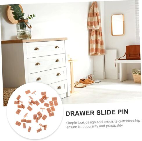 HOMSFOU 100Pcs Rectangular Plastic Sliding Nails for Furniture Small Square Floor Foot Slide Nails Home Glide Pads to Reduce Friction and Repair Worn Slides in Saudi Arabia