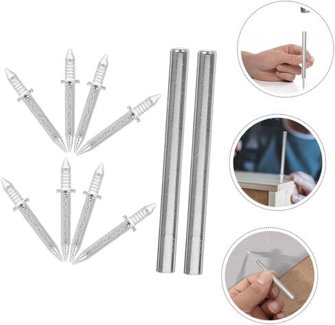 DIYEAH Seamless Nail Pack 200pcs Double-Ended Nails for Wall Baseboard and Furniture No Trace Easy Install Double-Sided Edging in Saudi Arabia