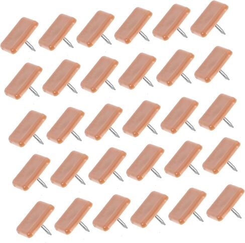 60pcs Plastic Rectangular Drawer Sliding Nails for Furniture Small Square Furniture Glides Easy Installation Nail Sliders for Home Use in Kuwait