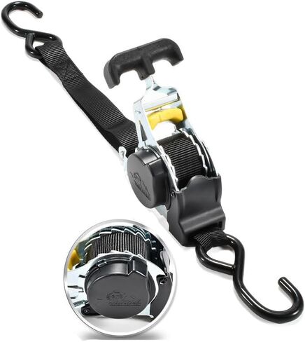 أشرطة مقطورة للقوارب شديدة التحمل عبوة واحدة - أشرطة ربط رافدة بطول 78 بوصة لقطر آمن - أشرطة سقاطة قابلة للتعديل للقوارب والتزلج على الماء والزورق in Kuwait