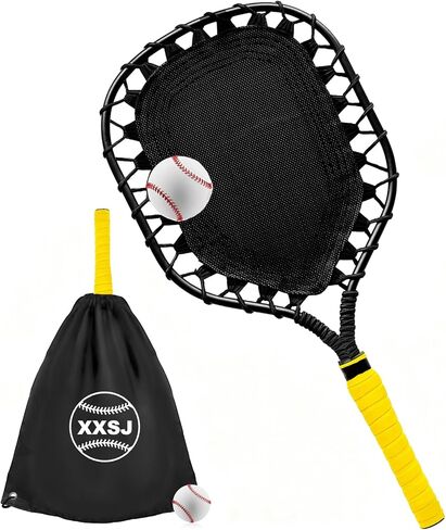 مضرب بيسبول من فانجو للكرات الطائرة: معدات تدريب الكرة اللينة XXSJ للمدربين والآباء - تدريب على ضرب خط الأرض يحرك ذباب البوب ​​(أصفر) in Kuwait