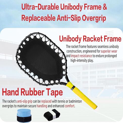 مضرب بيسبول من فانجو للكرات الطائرة: معدات تدريب الكرة اللينة XXSJ للمدربين والآباء - تدريب على ضرب خط الأرض يحرك ذباب البوب ​​(أصفر) in Kuwait