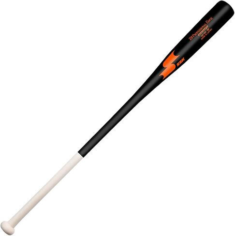 SSK Z9 Professional Edge Comp Coaches Wood Fungo Bat 33" 35" 37" - Baseball & Softball – 22+ Colors - 60 Day Warranty (35", Natural/Black/Orange) in Saudi Arabia