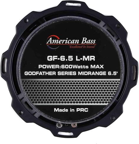 American Bass Usa Godfather 6.9″ 4 Ohm Impedance 400 Watt Max Power GF Series Mid Range Performance Output Shallow Component Loud Speaker with 98 Decibel Sensitivity in Saudi Arabia