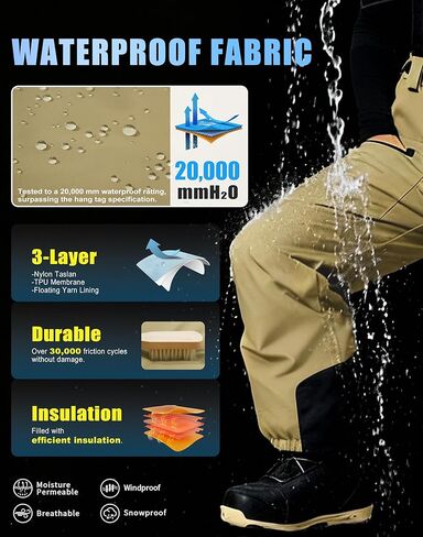 Pioneer Camp Men Baggy Ski Jacket & Baggy Ski Pants in Saudi Arabia