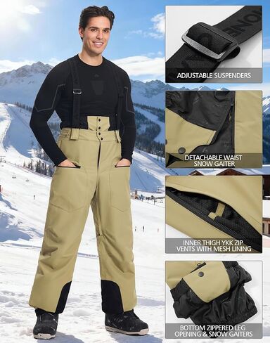 Pioneer Camp Men Baggy Ski Jacket & Baggy Ski Pants in Saudi Arabia