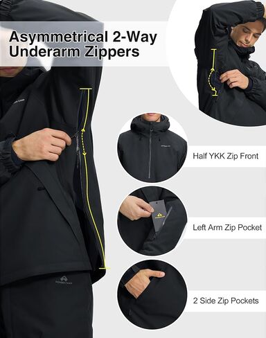 Pioneer Camp Men Baggy Ski Jacket & Baggy Ski Pants in Saudi Arabia