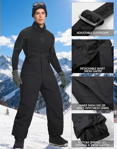Pioneer Camp Men Baggy Ski Jacket & Baggy Ski Pants in Saudi Arabia